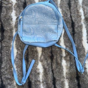 Iight blue small backpack